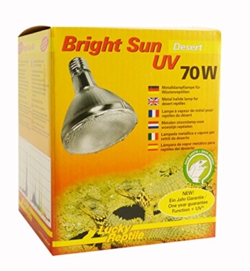 Lucky Reptile - Bright Sun UV Desert 70 W Komplettset, Metalldampflampe inklusive passende Fassung und Vorschaltgerät - 3