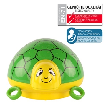 ANSMANN Sternenlicht Projektor - LED Nachtlicht Schildkröte mit