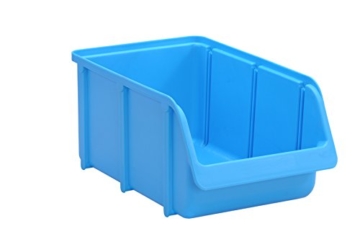 hünersdorff Sichtbox / Stapelbox / Lagerbox in Größe 4, stapelbar, Farbe: Blau - 1