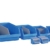hünersdorff Sichtbox / Stapelbox / Lagerbox in Größe 4, stapelbar, Farbe: Blau - 2